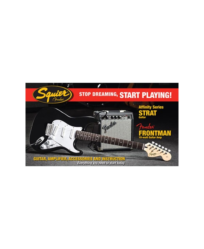 Pack Guitarra Eléctrica Squier Affinity Strat Frontman 10-G