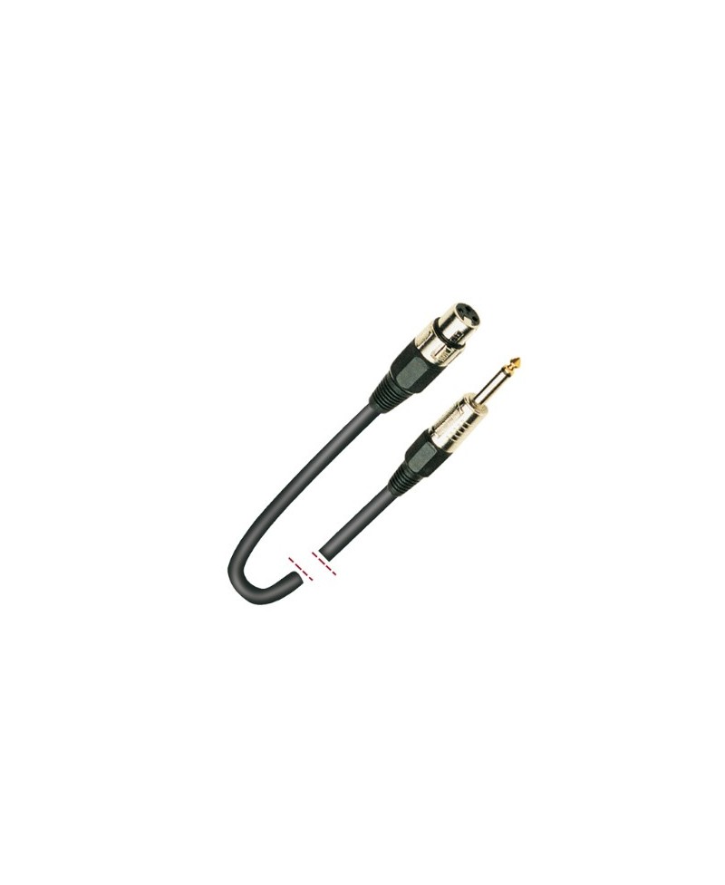 Cable Micrófono XLR Macho - Jack Macho Work K-31