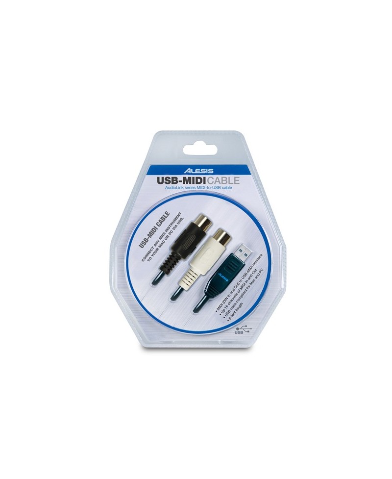 Cable Conversor Alesis USB-MIDI