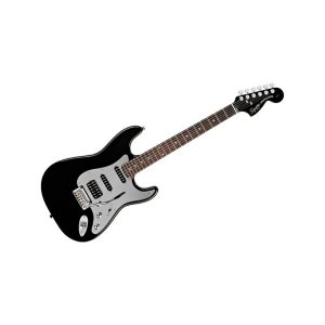 Guitarra Eléctrica Squier Black Chrome Standard Stratocaster HSS