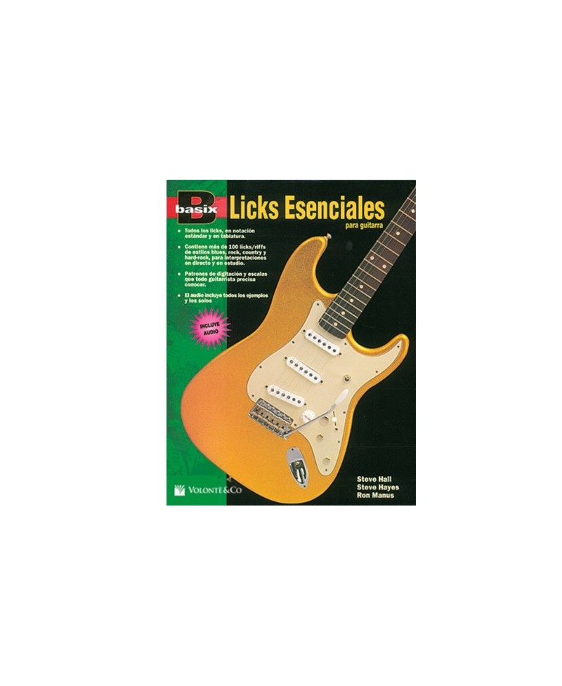 Método Guitarra Basix Licks Esenciales