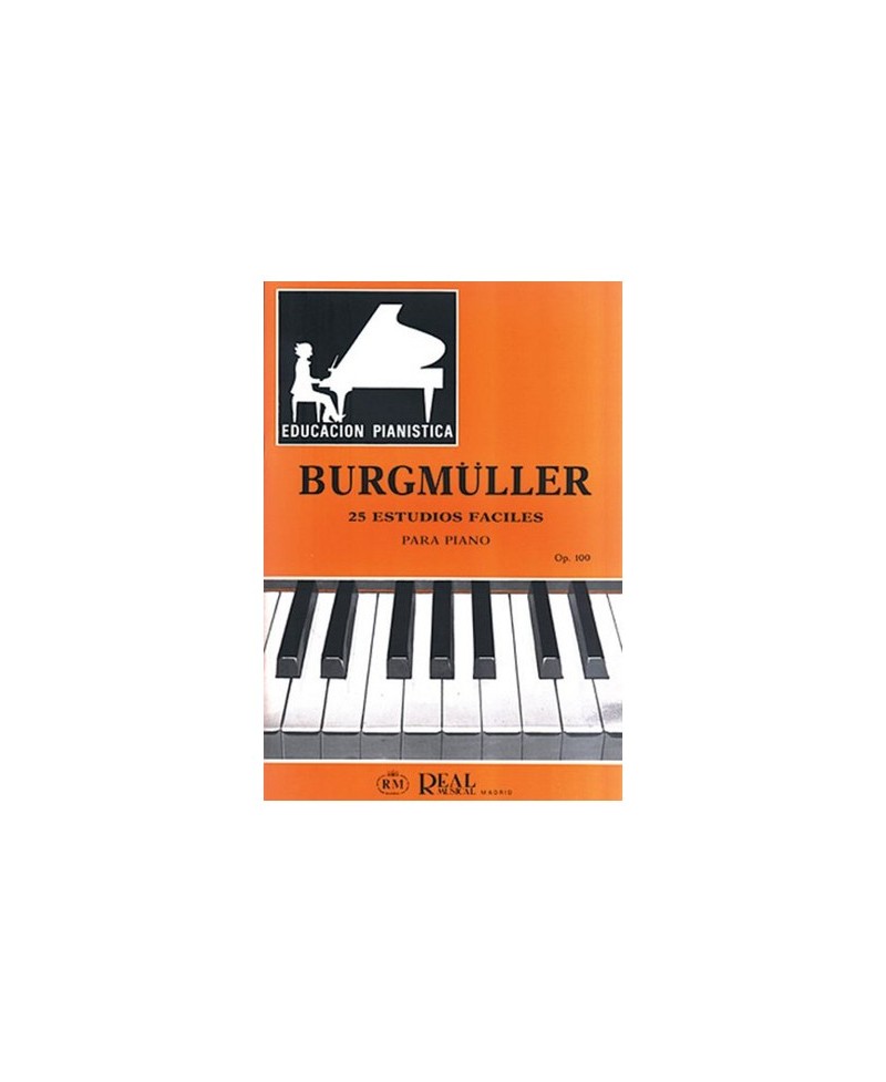 25 Estudios Fáciles para Piano Burgmüller Op 100