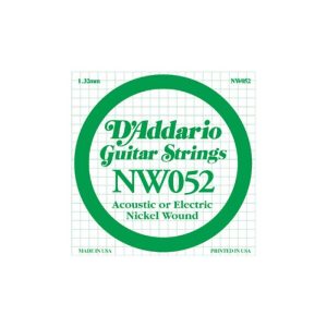 Cuerda Guitarra Eléctrica D´Addario NW-052