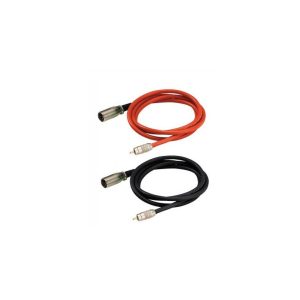 Cables Rojo y Negro XLR Macho RCA Macho