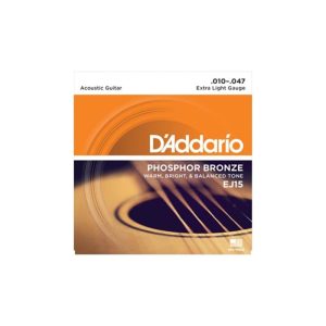 Juego Cuerdas Guitarra Acústica D´Addario EJ-15