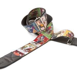 CALAVERAS - BANDOLERA DE GUITARRA RIGHTON SERIE ROADRUNNER-50 MODELO CALAVERAS XXX