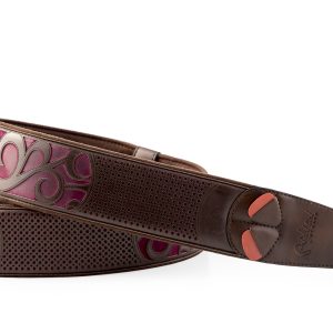 NASHVILLE-BU - BANDOLERA DE GUITARRA RIGHTON  SERIE MOJO MODELO NASHVILLE BURGUNDY 2019