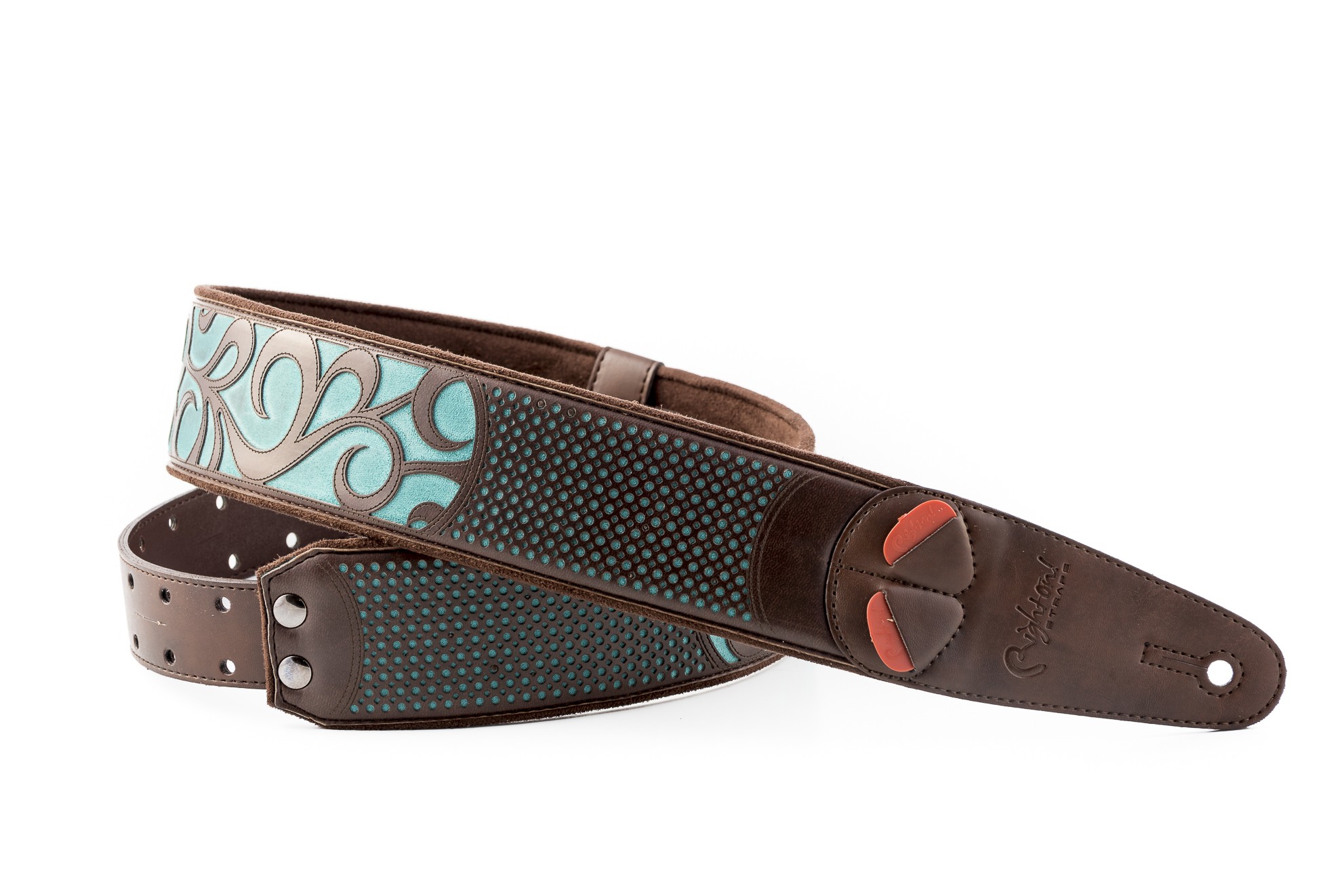 NASHVILLE-TE - BANDOLERA DE GUITARRA RIGHTON SERIE MOJO MODELO NASHVILLE TEAL 2019