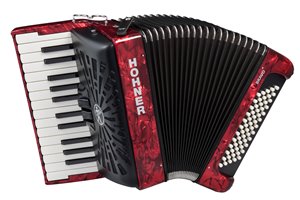 ACORDEÓN HOHNER BRAVO II 60 ROJO
