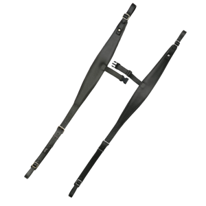 CORREA BASSO PARA HOMBROS ACORDEÓN NEGRA