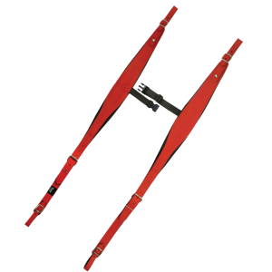 CORREA BASSO PARA HOMBROS ACORDEÓN ROJA