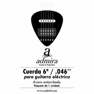6ª CUERDA ADMIRA PARA GUITARRA ELÉCTRICA CA506E