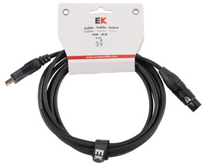 CABLE EK AUDIO USB/XLR 3 M