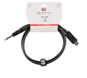 CABLE EK AUDIO USB/JACK 1,5 M