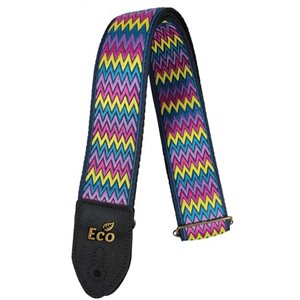 CORREA PARA GUITARRA Y PARA BAJO BASSO VEGANA LINEA INDIA AZUL