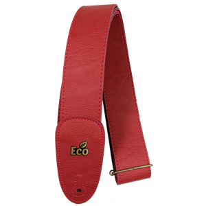 CORREA PARA GUITARRA Y PARA BAJO BASSO VEGANA LÍNEA ECOLITE CARMESÍ