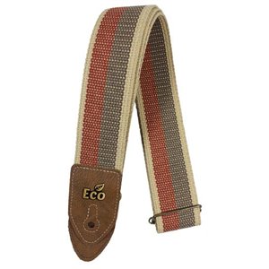 CORREA PARA GUITARRA Y PARA BAJO BASSO VEGANA LINEA HILO ECOLÓGICO RAYAS