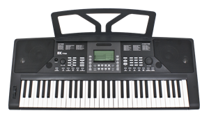 TECLADO EK DE 61 TECLAS NEGRO EKT750