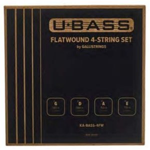 JUEGO DE CUERDAS KALA U-BASS ENTORCHADO PLANO ACERO 60/130