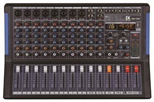 MESA DE MEZCLAS EK AUDIO PASIVA CON EFECTOS KG12A