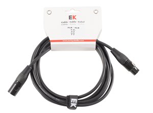 CABLE EK AUDIO NEUTRIK PARA MICRÓFONO XLR/XLR 3 M