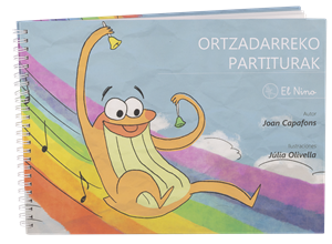 LIBRO DE PARTITURAS PARA CARILLON X16-X17 EUSKERA