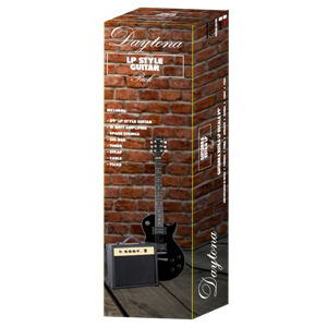 PACK DE GUITARRA ELÉCTRICA DAYTONA TIPO LES PAUL ROJO