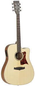 GUITARRA ACÚSTICA TANGLEWOOD TSP15CE DREADNOUGHT CUTAWAY