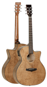 GUITARRA ACÚSTICA ELECTRIFICADA TANGLEWOOD MAPLE BRILLO