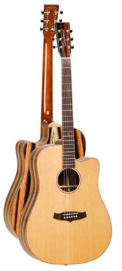 GUITARRA ACÚSTICA TANGLEWOOD TWJDCE CUTAWAY DREADNOUGHT