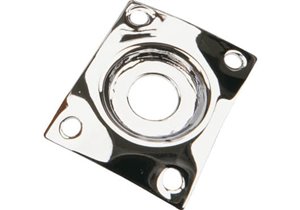 Tapa cromada de entrada de cable jack formato Gibson