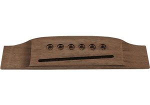 Puente económico de madera para guitarras acústicas de 6 cuerdas