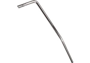 Palanca de trémolo estándar. Entrada a presión en puente. Cromada