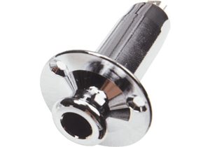 Pin de entrada de Jack económico. Válido para guitarras eléctricas o electroacústicas