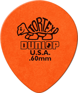 PACK 72 PÚAS TORTEX® TEARDROP´S ROJO - 0,60 mm