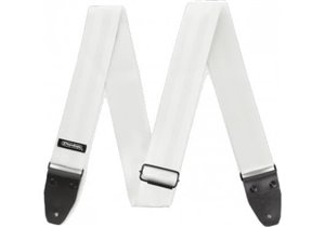 CORREA GUIT/ BAJO DELUXE SEATBELT - BLANCA