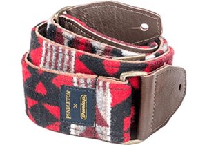 CORREA GUIT/ BAJO PENDLETON WOOL - La Paz Scarlet
