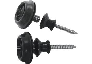 BOTÓN CORREA STRAPLOK® DUAL DESIGN (SET) - NEGRO