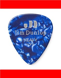 PACK 72 UD. PÚAS CELLULOID CLASSIC AZUL PERLADO - HEAVY