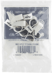 PACK 12 UD, PÚAS DEDO TALLA S - BLANCO