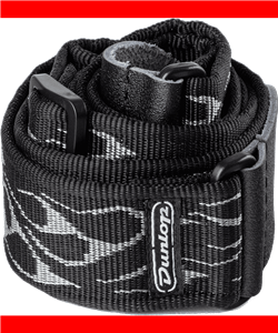 CORREA GUIT/BAJO JACQUARD - GRIS FLAMEADO