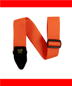 CORREA GUIT/ BAJO POLYPRO - NARANJA & NEGRO