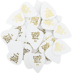 PACK 144 UD. PÚAS CELLULOID BLANCA - HEAVY (0,94 mm)