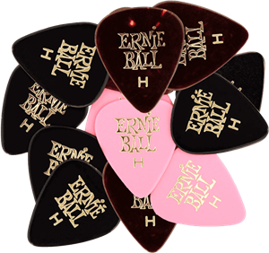 PACK 12 UD. PÚAS CELLULOID SURTIDO COLORES - HEAVY (0,94 mm)