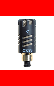 Cápsula CK93 Condensador para micrófono con patrón Polar Hipercardioide