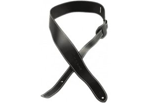 CORREA GUIT/BAJO CUERO SLIM - NEGRO