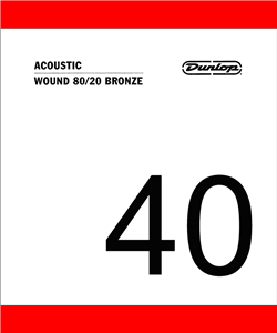CUERDA ACÚSTICA DUNLOP 80/20 BRONZE .042