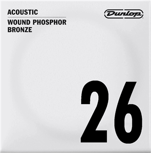 CUERDA ACÚSTICA DUNLOP 92/8 PHOSPHOR BRONZE .026