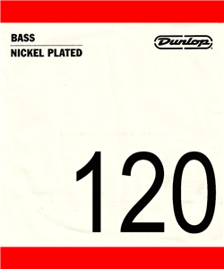 CUERDA BAJO DUNLOP NICKEL ENTORCHADO .120