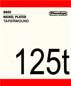 CUERDA BAJO DUNLOP NICKEL ENTORCHADO (TAPERED) .125